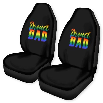 Discover Proud Dad LGBT Gay Pride Car Seat Covers