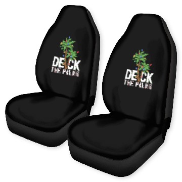 Discover Deck The Palm Tree Lights Tropical Hawaii Family Car Seat Covers