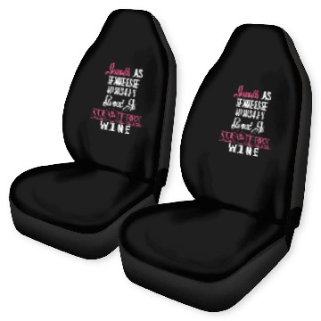 Discover Smooth as Tennessee Whiskey Sweet Strawberry Wine Car Seat Covers
