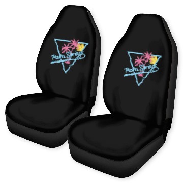 Discover Palm Springs Vintage Retro 1975 Car Seat Covers