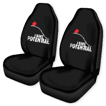 Discover I Have Potential Funny Science Physics Potential Car Seat Covers