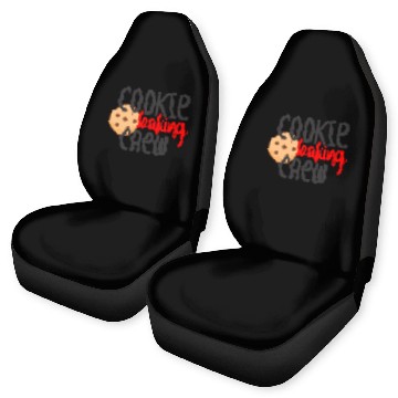 Discover cookie baking crew Car Seat Covers