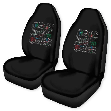 Discover Mathematical Equations Math Lover Car Seat Covers