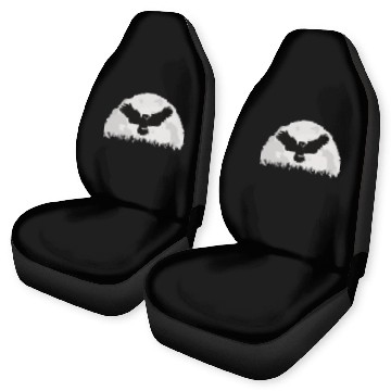 Discover Flying Barn Owl Moon Car Seat Covers