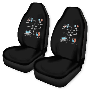 Discover Data Geek Information Analyst Car Seat Covers