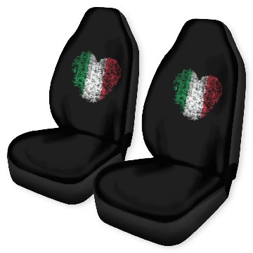 Discover Italy in my DNA: italy Heart Car Seat Covers