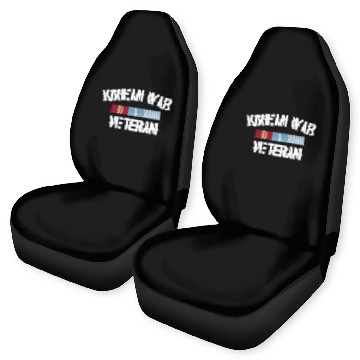 Discover Korean War Veteran Pride Korea Service Ribbon Car Seat Covers