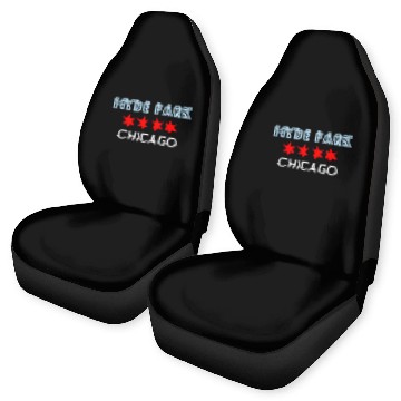 Discover Hyde Park Chicago Chi Town Neighborhood Car Seat Covers