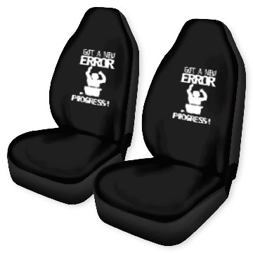 Discover World's Number 0 Programmer Programmer Coding Car Seat Covers