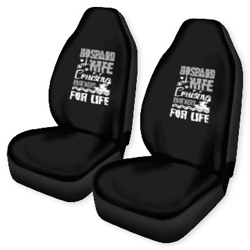 Discover Cruising Partner Couple Cruise Ship Husband Wife Car Seat Covers