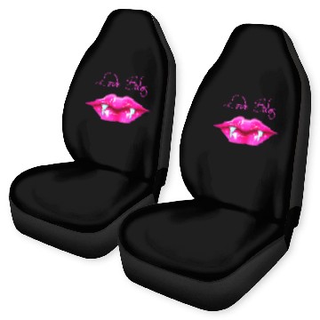 Discover Pastel Goth Love Bites Vampire Lips Valentine Car Seat Covers