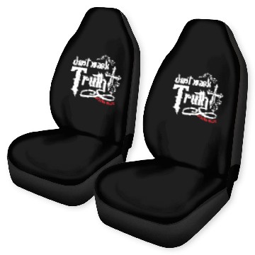 Discover Don't Mask Truth John 8 32 - Bible Verse Car Seat Covers