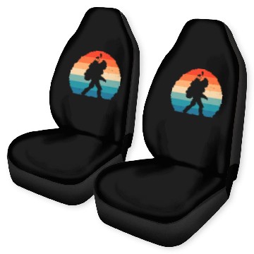Discover Bigfoot Golf Vintage Retro Sasquatch Playing Gol Car Seat Covers