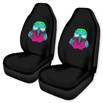 Discover Hummingbird Music DJ - Bird Collection Car Seat Covers