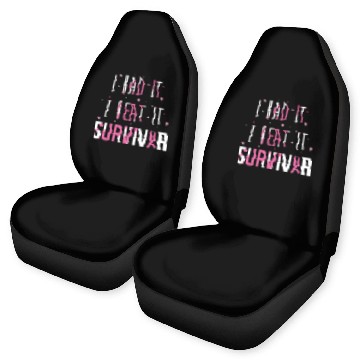 Discover Breast Cancer Survivor I Had It I Beat It Car Seat Covers
