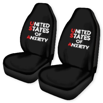 Discover united states of anxiety Car Seat Covers