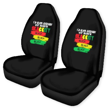 Discover AKI'm Blackity Black African American Black Power Car Seat Covers