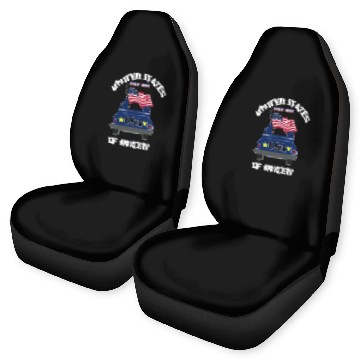 Discover United States Of Anxiety Car Seat Covers