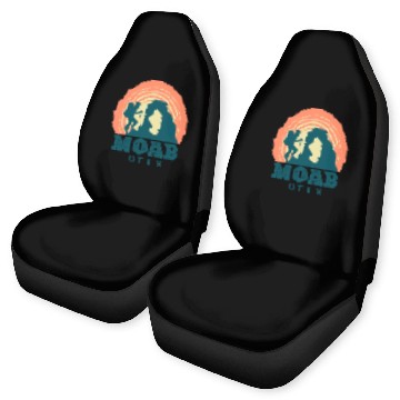 Discover Moab Utah Vintage Retro - Arches National Park Car Seat Covers