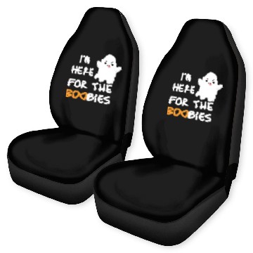 Discover I'm Here For the Boobies Funny Baby Halloween Car Seat Covers