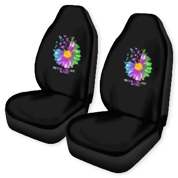 Discover Daisy Butterfly Metastatic Breast Cancer Awareness Car Seat Covers