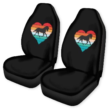 Discover Horse Lover Horse Riding Equestrian Cowpuncher Car Seat Covers
