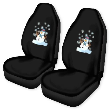 Discover Funny snowman christmas Car Seat Covers