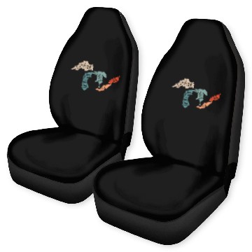 Discover Great lakes USA, Michigan Lake Erie Lake Car Seat Covers