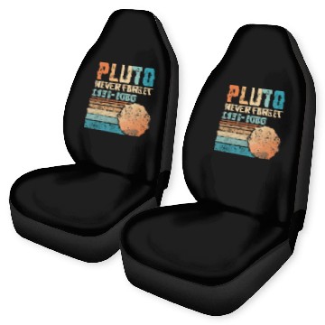 Discover Pluto Never Forget Car Seat Covers