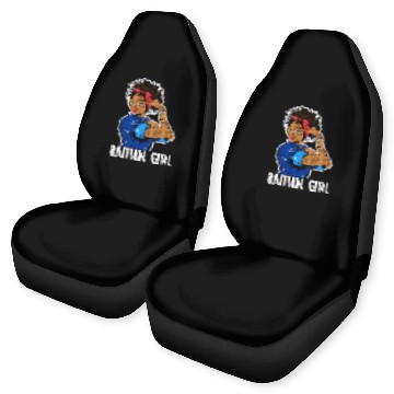 Discover Haiti Girl Caribbean Car Seat Covers