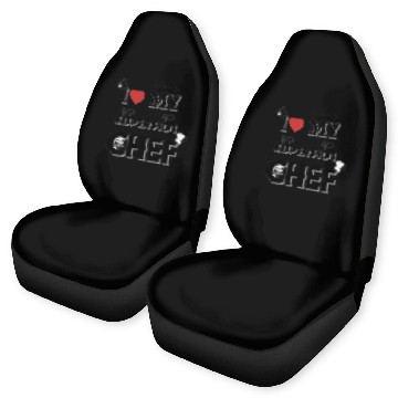 Discover I Love My Super Hot Chef Valentine's Day Chef's Car Seat Covers