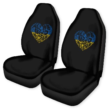 Discover Stand With Ukraine, All we Need is Love Heart Car Seat Covers