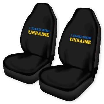 Discover "I stand with Ukraine" Support & Solidarity Car Seat Covers