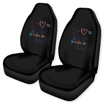 Discover i love math Car Seat Covers
