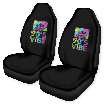 Discover 90's Vibe Retro Cassette Tape Music Car Seat Covers