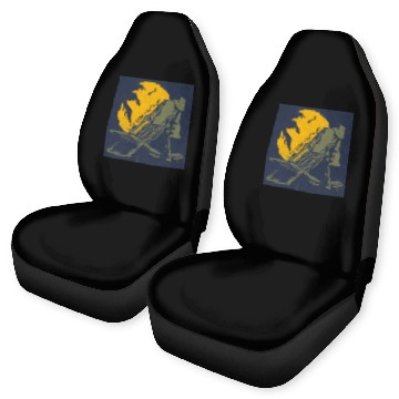 Discover OBX Beach B OBX Army Green Navy Vintage Car Seat Covers