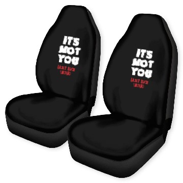 Discover I hate people (dark) Car Seat Covers