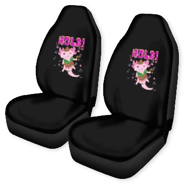 Discover Hola Cute Axolotl - 6 Car Seat Covers