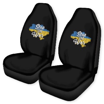 Discover Stop the War Peaceful Activist Gift Car Seat Covers