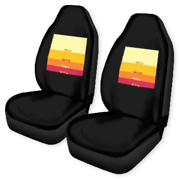 Discover Hex Summer Sunset Car Seat Covers