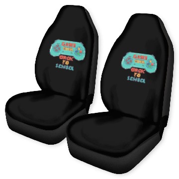 Discover Game Over Back To School to First Day School Teach Car Seat Covers