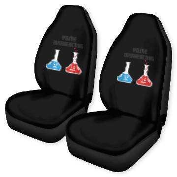 Discover Funny You're Overreacting Sad and Angry Chemicals Car Seat Covers