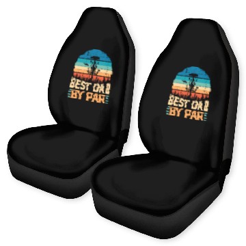 Discover Funny Disc Golf Best Dad By Par Fathers Day Gift Car Seat Covers