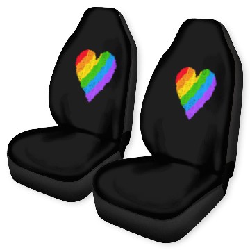 Discover LGBT Pride be yourself Car Seat Covers