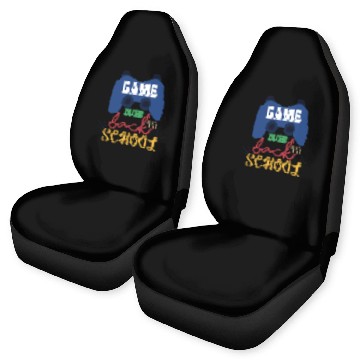 Discover Game Over Back To School Car Seat Covers
