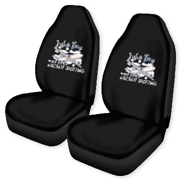 Discover Plane Aircraft Spotting Airplane Aircraft Spotter Car Seat Covers