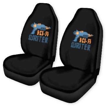Discover Sci Fi Writer Laser Gun Science Fiction Author Car Seat Covers