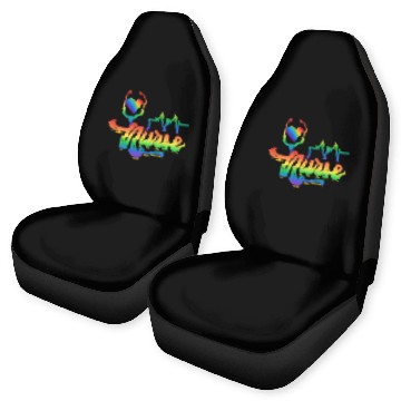 Discover LGBTQIA+ Nurse Hospital Stethoscope Car Seat Covers