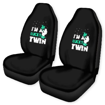 Discover I'm A Lucky Twin St. Patricks Day Ireland Irish Car Seat Covers