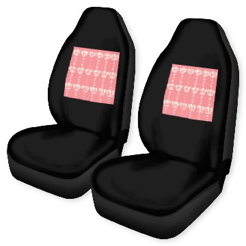 Discover Hot Pink Melted Psychedelic Pattern Car Seat Covers